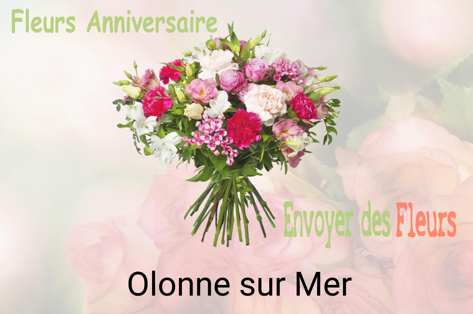 Bouquet de fleurs d’anniversaire livré à Olonne-sur-Mer